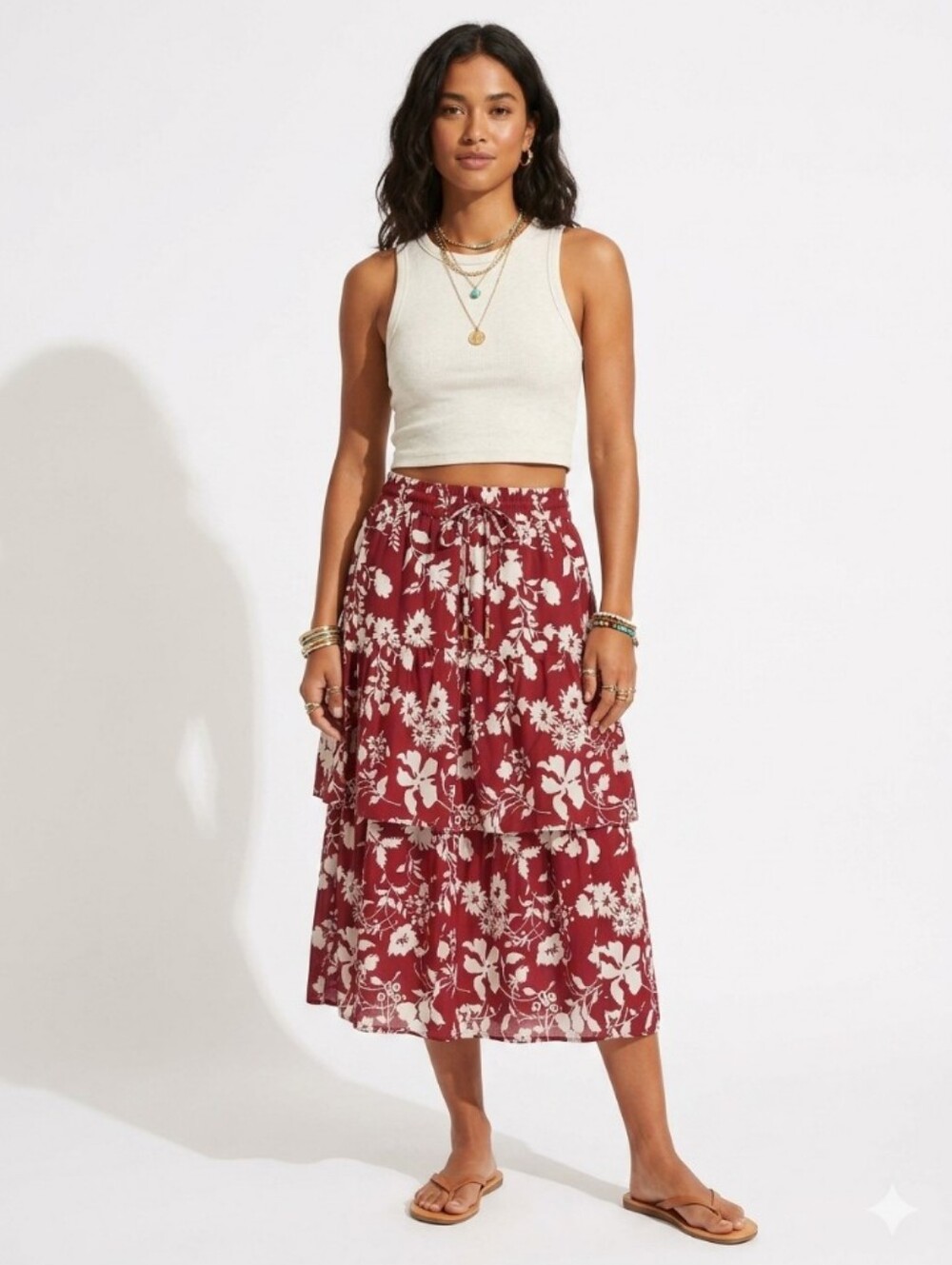 Outerknown Silk-Cotton Skirt